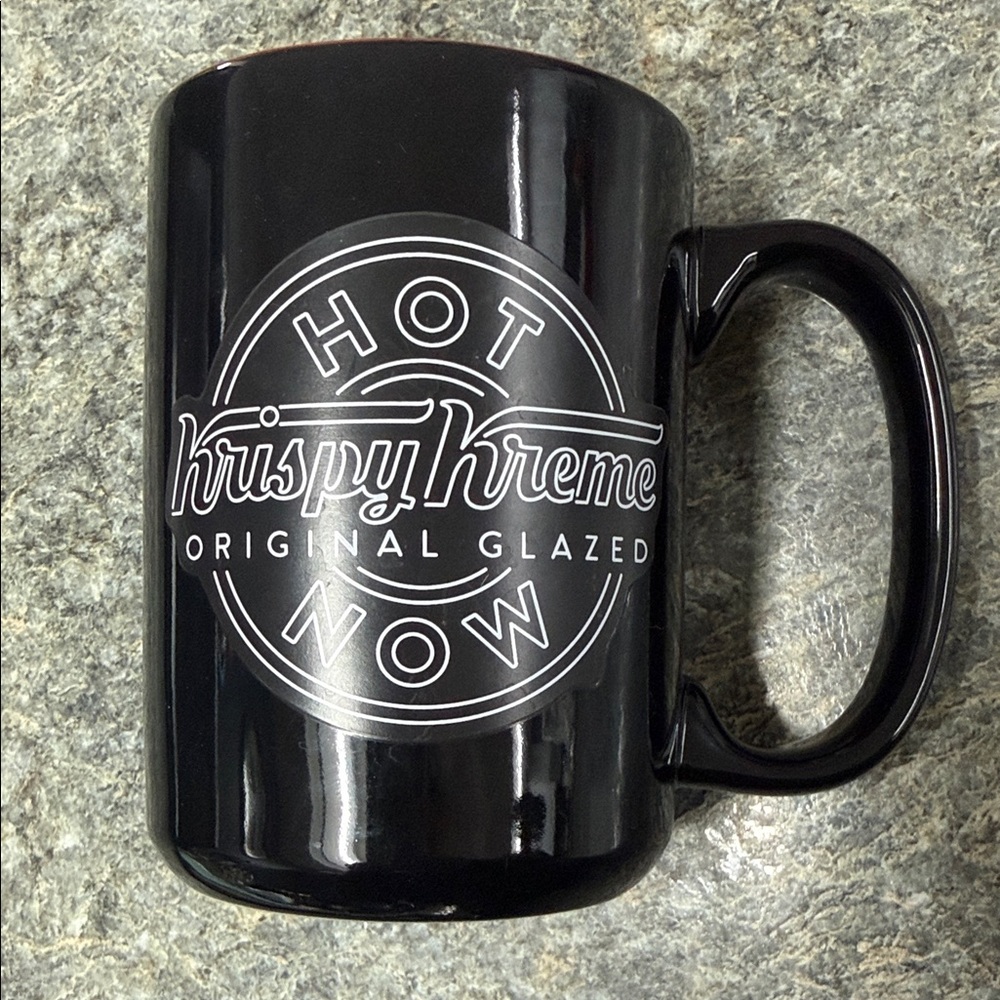 Krispy Kreme Black Color Changing Coffee Mug